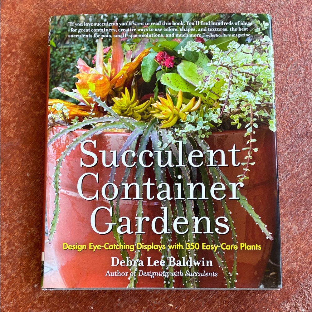 Succulent Container Gardens Book